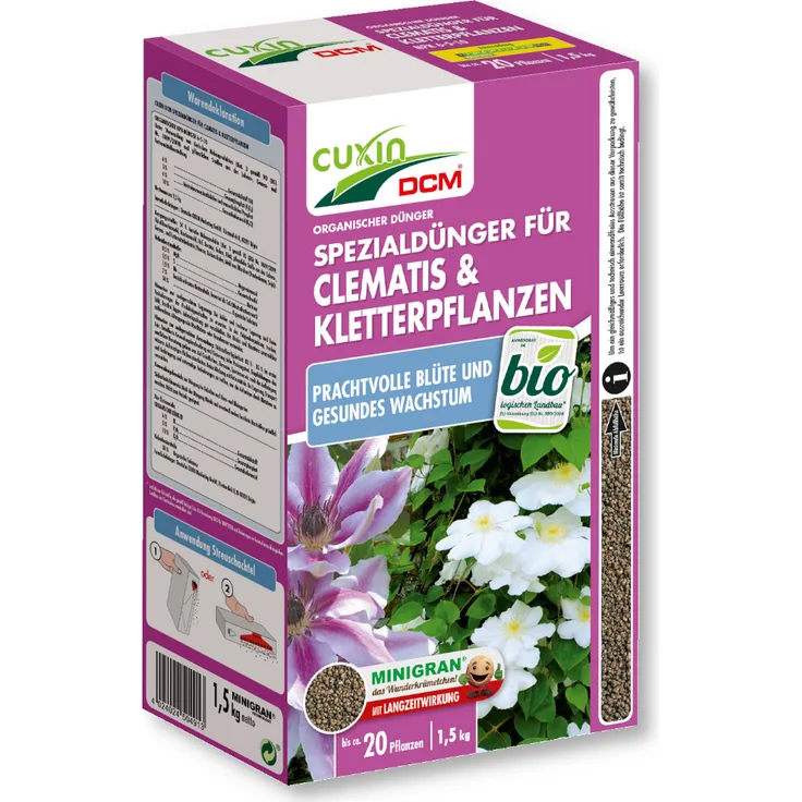 Cuxin Dünger für Clematis und Kletterpflanzen, 1,5 kg