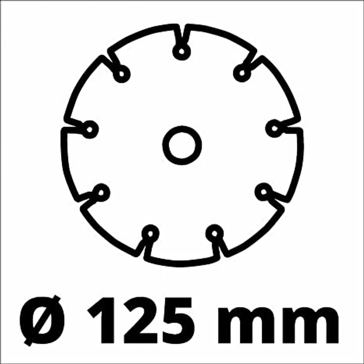 Einhell Mauernutfräse TE-MA 1500 W 4350735 mit 2 Diamant-Trennscheiben 30 mm Kabel 4 m 8500 U/min. – Bild 12