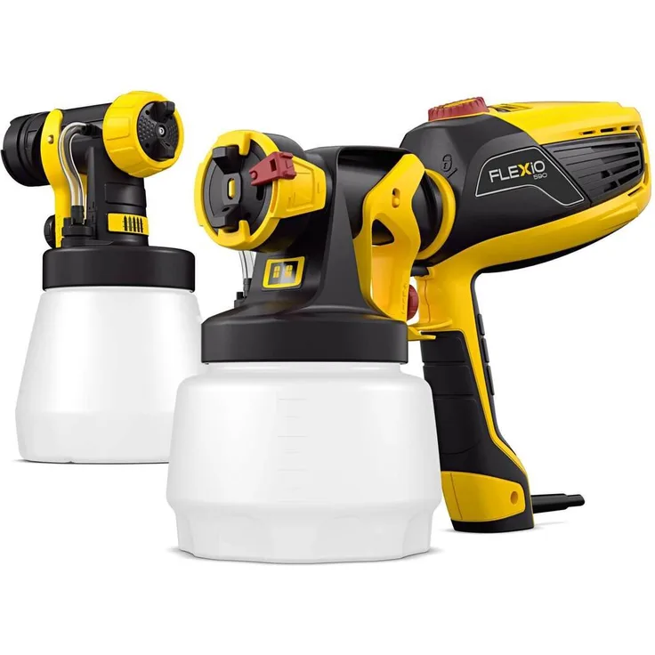 Wagner Farbsprühsystem W 590 Flexio für Lacke, Lasuren, Farbe, sprüht bis zu 500ml pro Minute