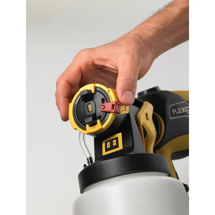 Wagner Farbsprühsystem W 590 Flexio für Lacke, Lasuren, Farbe, sprüht bis zu 500ml pro Minute – Bild 3