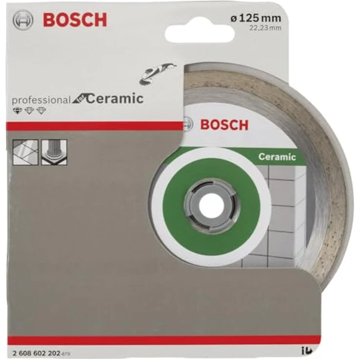 Bosch Professional Diamanttrennscheibe Standard for Ceramic Keramikfliesen für Winkelschleifer (Ø 125 mm) – Bild 2