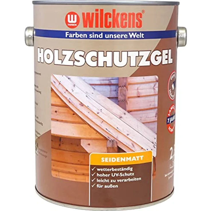 Wilckens Farben Holzschutzlasur Holzschutzgel, wetterbeständig und lösemittelarm, 750 ml – Bild 1