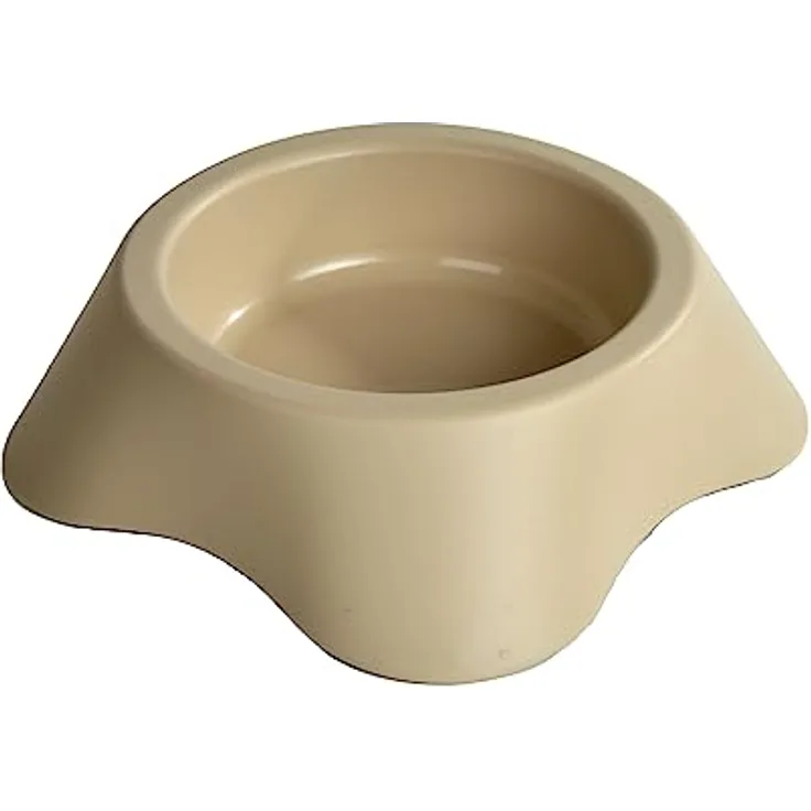 Futternapf, Kunststoff, 1 l, D25 x H7,5 cm, Mocaccino