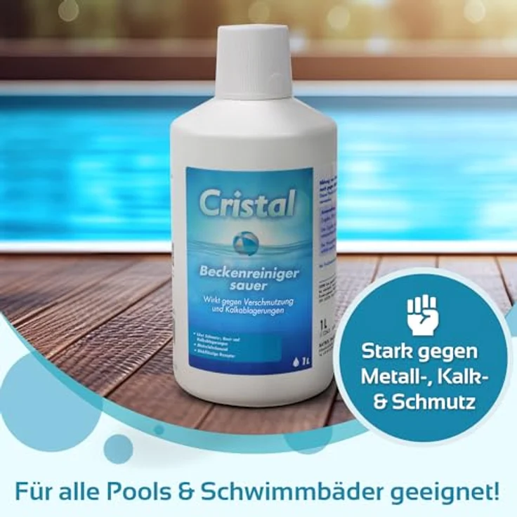 Cristal Beckenreiniger sauer 1,0 l – Bild 3