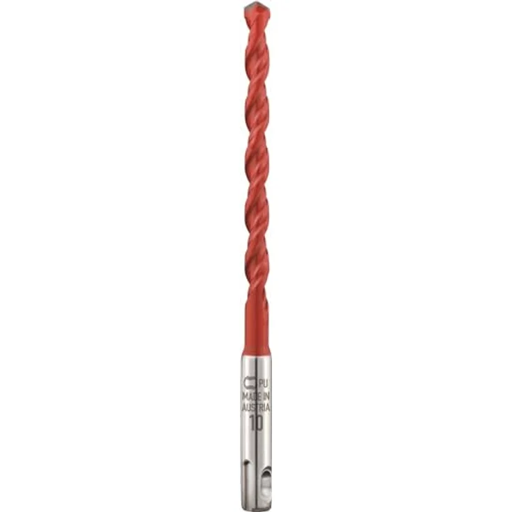ALPEN Hartmetall-Mehrzweckbohrer Profi Multicut ø 10 mm, SDS-plus Schaft, 260 mm, für Fliesen und Mauerwerk, diamantgeschliffene Schneiden – Bild 1