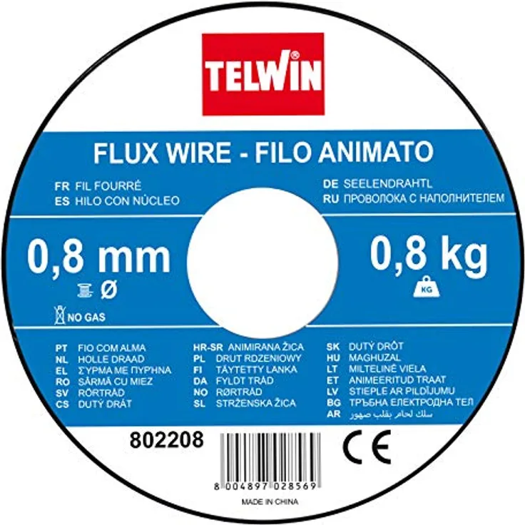 Telwin HIL halma FLUX Spule, 0,8 mm -0,8 kg zum Schweißen