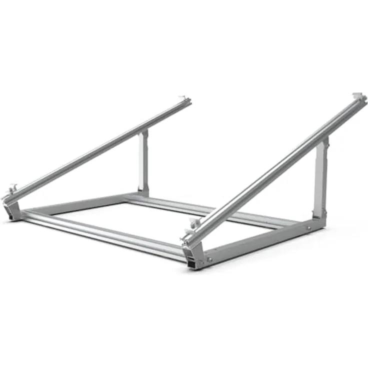 smartEC SOLAR ALLin Universal Montage-Set für Solarmodule - Befestigungssystem für PV-Anlage Balkonkraftwerk flexibel einsetzbar - Höhere Anlagen-Effizienz durch Flexible Ausrichtung - 30 & 35mm Rahmenstärke - Einfache Montage - Geringes Gewicht - Hohe Stabilität