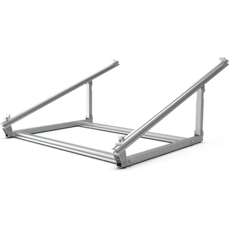 smartEC SOLAR ALLin Universal Montage-Set für Solarmodule - Befestigungssystem für PV-Anlage Balkonkraftwerk flexibel einsetzbar - Höhere Anlagen-Effizienz durch Flexible Ausrichtung - 30 & 35mm Rahmenstärke - Einfache Montage - Geringes Gewicht - Hohe Stabilität – Bild 1