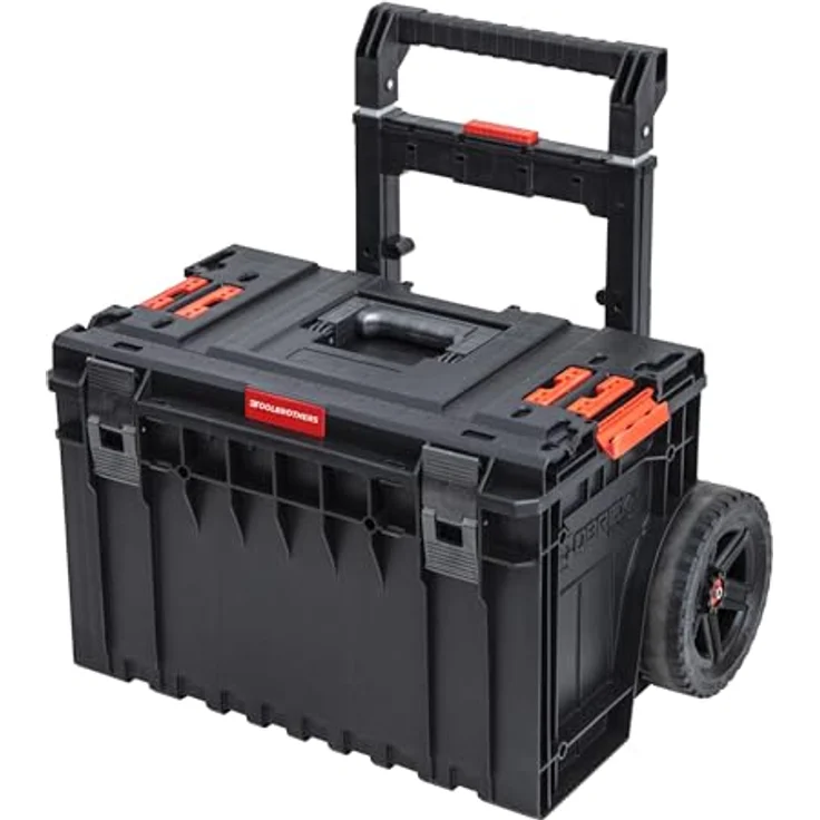 Toolbrothers RHINO XXL Cart Plus ECO, Werkzeugkoffer auf Rollen mit 52 l Volumen, IP66 Schutz und 100 kg Tragfähigkeit – Bild 1
