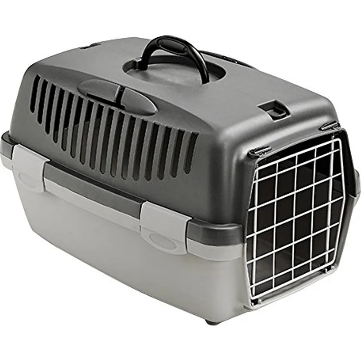 Stefanplast 4-97373 Gulliver 3, Metalltür, 40 x 38 x 61 cm, Dunkelgrau und Hellgrau