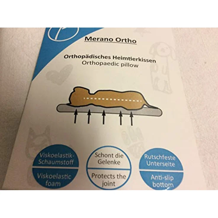 Petlando Orthopädisches Heimtierkissen Merano Ortho, 100x70x10cm, Farbe Tabaco – Bild 3