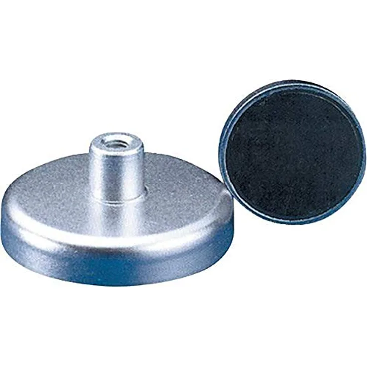 FORMAT Flachgreifer Magnetschnellwechsel, Ø 40 mm, Gewinde M5, Höhe 18 mm