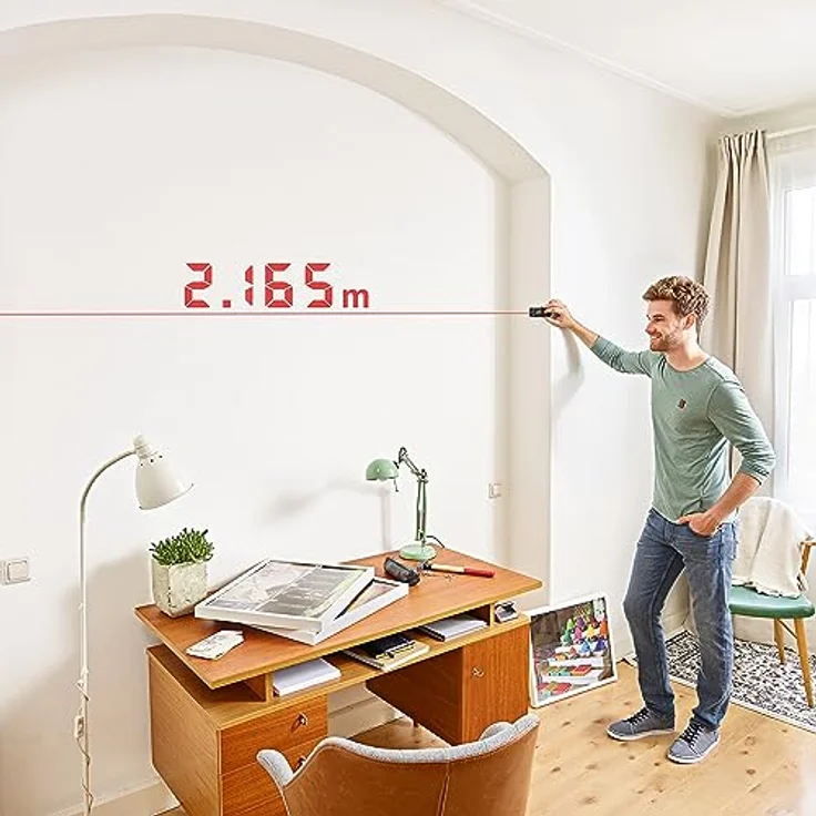 Bosch Home & Garden Entfernungsmesser Digitaler Laser-Entfernungsmesser Zamo 4, 25m Reichweite, USB-C®-Schnittstelle – Bild 5