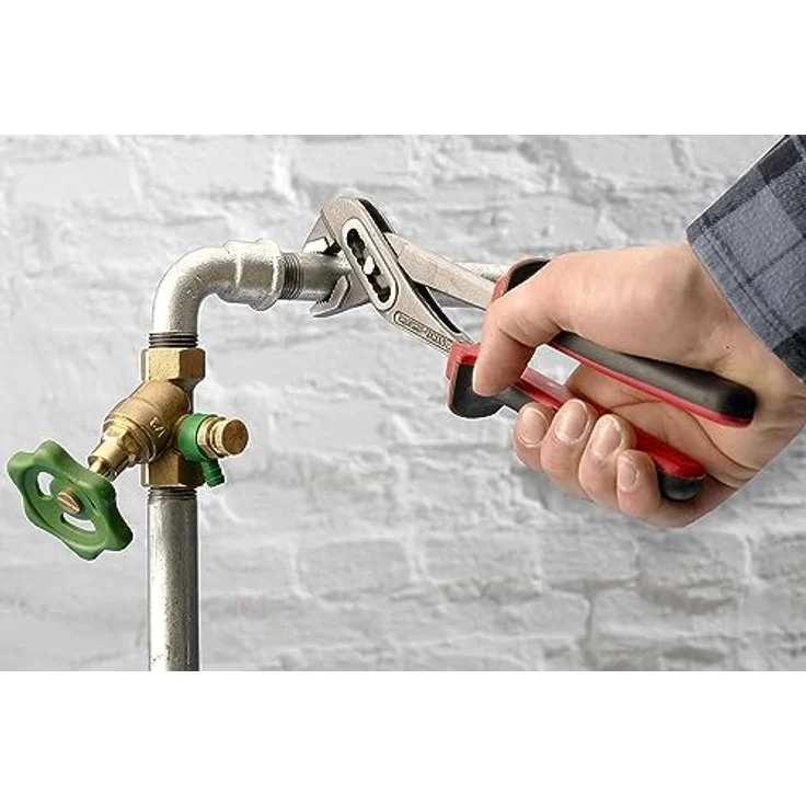 Meister Zangen-Satz 5-teilig - Kombizange - Seitenschneider - Spitzzange - Abisolierzange - Wasserpumpenzange - Für Haushalt, Werkstatt & Co. , Zangen-Set , Zangen-Werkzeug , Handwerkzeug , 1570500 – Bild 4