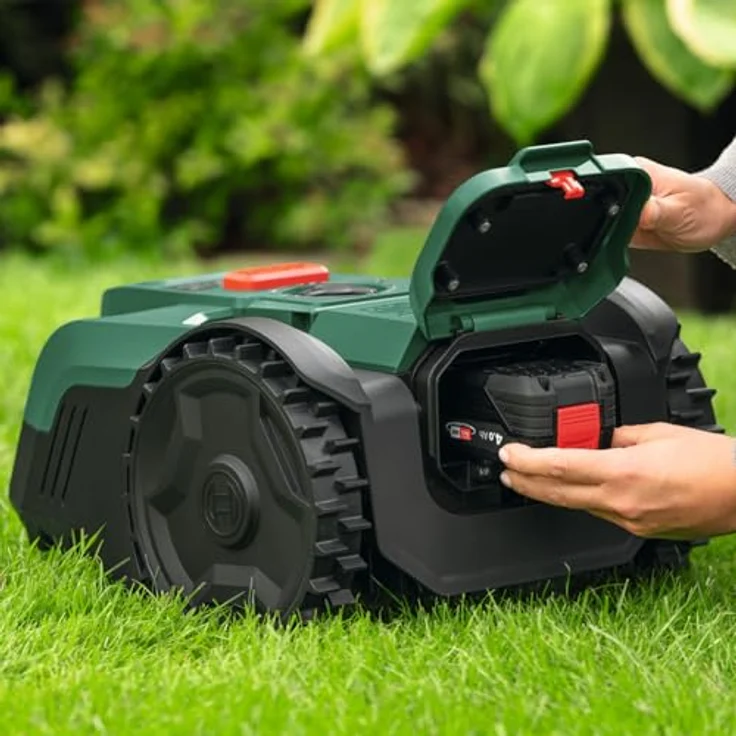 Bosch Mähroboter VisiMow 18V-100 Solo, intelligenter Rasenmäher für Flächen bis 100 m² mit SpotMow-Funktion und einstellbarer Schnitthöhe 20 mm - 60 mm – Bild 9