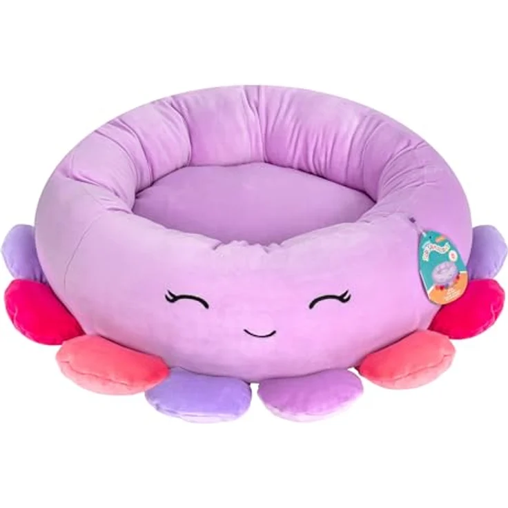 Squishmallows JPT0086 - Beula der Oktopus Tierbett 50 cm, offizielles Jazwares Plüsch, superweiches Haustierbett - Preisvergleich – Bild 3