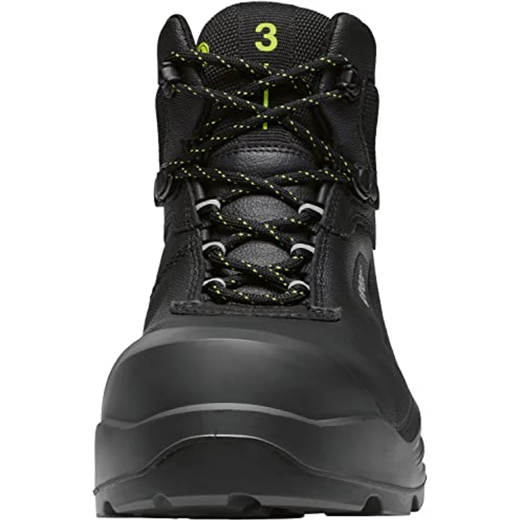 Uvex 3 Sicherheitsstiefel S3, robuster Schnürstiefel mit Wasserabweisendem Leder, Schuhgröße 42, Schwarz – Bild 2