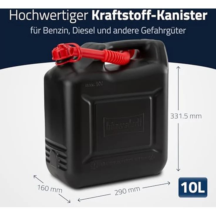 HÜNERSDORFF Benzinkanister 10 Liter – Bild 3