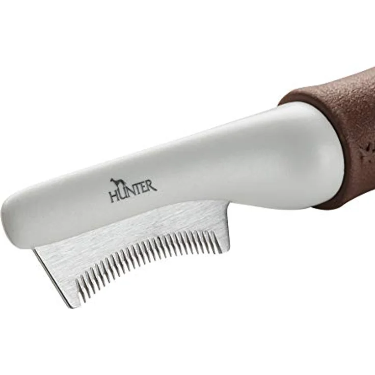 HUNTER SPA Trimmmesser sichelförmig, für Hunde, fein, 18,5 x 4,0 cm – Bild 2