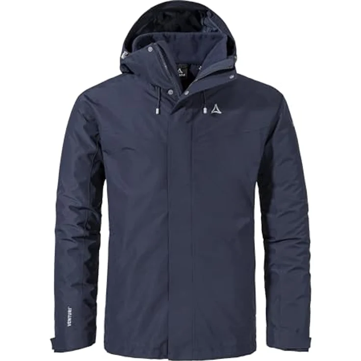 Schöffel Doppeljacke Hiking 3in1 Jacket Style Okere MNS, Arbeitsjacke mit 2-Lagen VENTURI® Technologie, blau – Bild 2