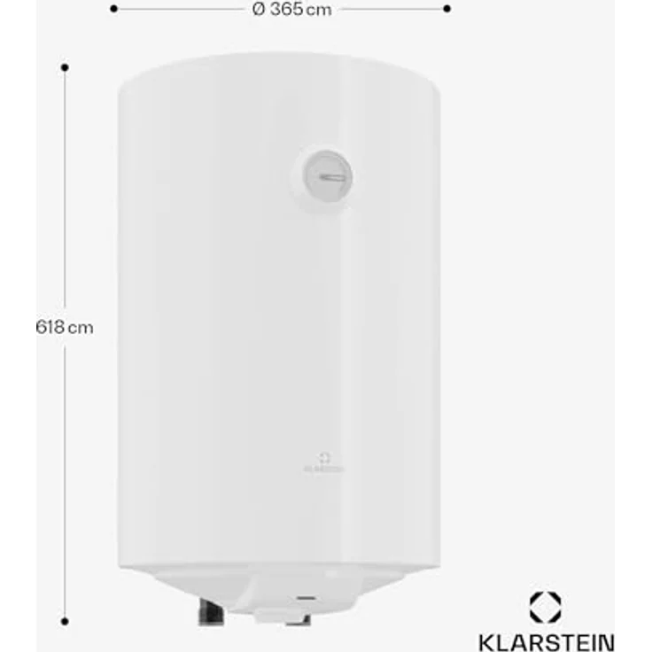 Klarstein ENDURAHEAT MAX 30 Warmwasserspeicher, 30 Liter, 1500W, max. 75°C, platzsparendes Design – Bild 2