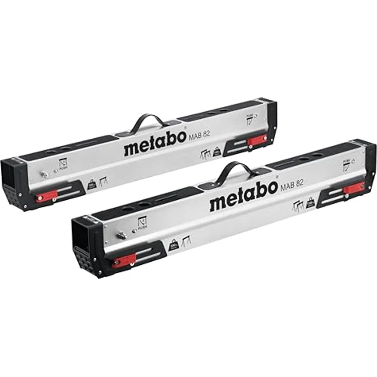 metabo Klappbock Metabo MAB 82 Arbeitsbock Set 520 kg 820 mm 2 Stk. (626990000), belastbar bis 520 kg und klappbar – Bild 4