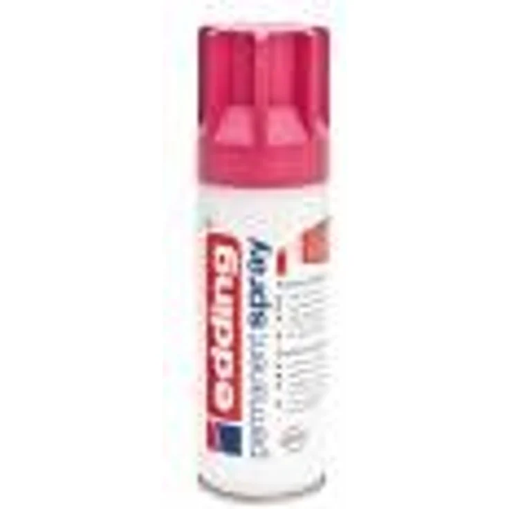 edding Permanent Spray telemagenta, 200 ml Premium Acryllack, RAL 4010, hohe Deckkraft und Langlebigkeit für alle Oberflächen – Bild 2