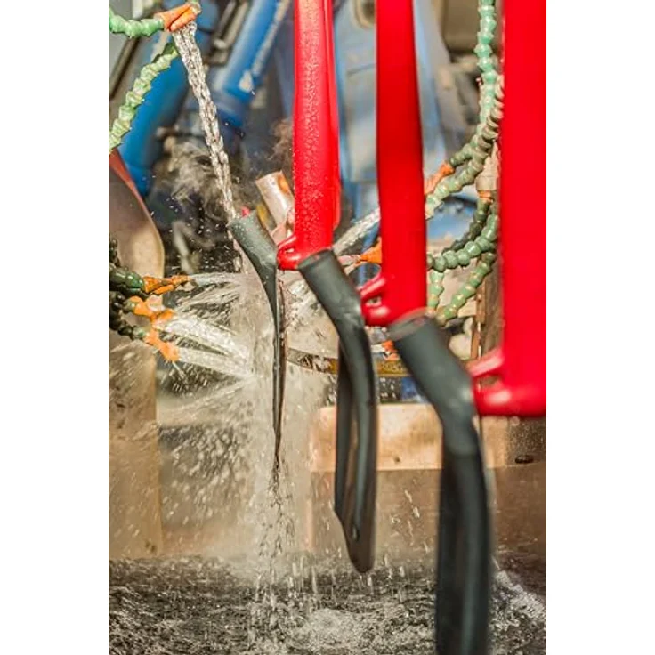 Ideal Spaten Kabelgrabenschaufel 16cm Größe 1, Eschestiel 130cm, Angebogener Trittschutz – Bild 7