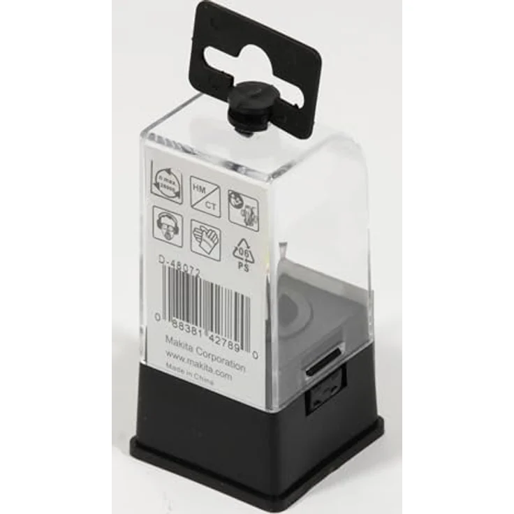 Makita D-48072 Zinken- und Gratfräser 12,7mm, Fräser mit Ø 8 mm Schaft, 14° Winkel, blau – Bild 4