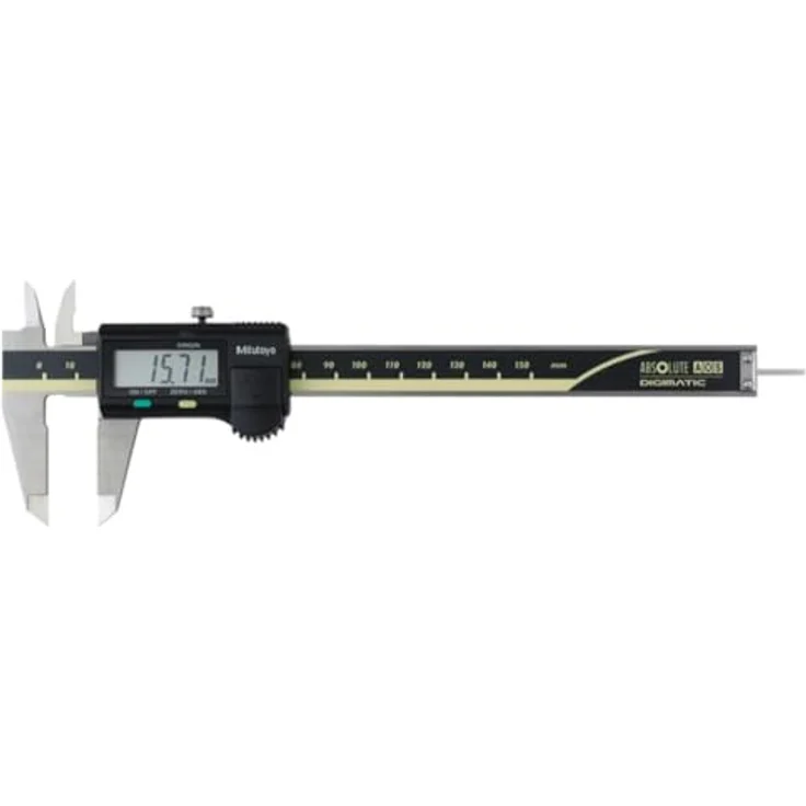 MITUTOYO Digital Messschieber ohne Datenausgang DIN 862, Tiefenmaß rund 0-150 mm, 1 Stück,500-184-30 – Bild 2