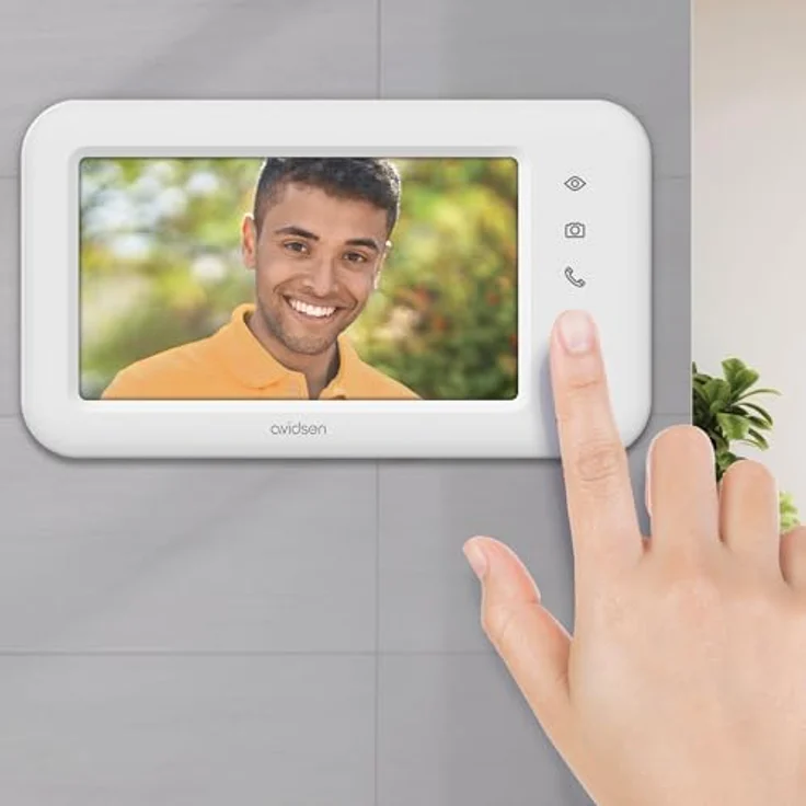 Extel Elia Solar Wave, Video-Türsprechanlage 7 Zoll Touchscreen mit 2 Draht-Technik, grau, inkl. Solarenergie und App-Steuerung – Bild 9