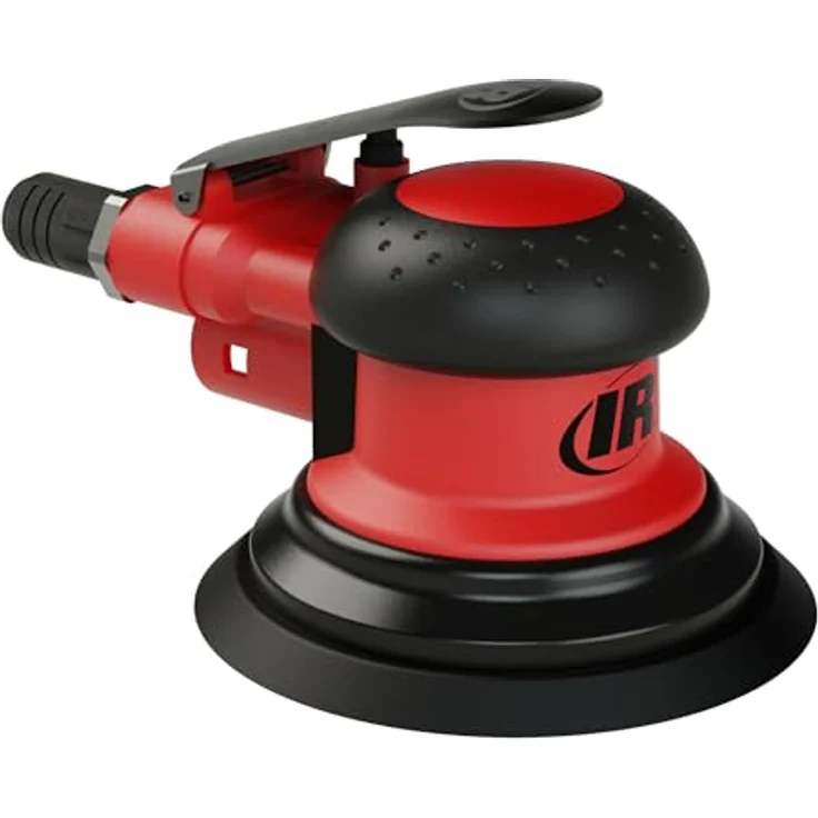 Ingersoll Rand 5151-5-HL Pneumatische Exzenterschleifer, 5 Zoll Schleifer mit 3/16" Orbitdurchmesser, Klett- und Hakenauflage, luftbetrieben, maximaler Abtrag und hohe Produktivität – Bild 1