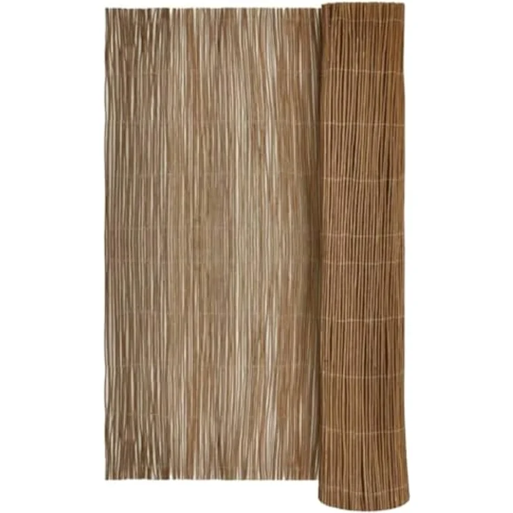 vidaXL Weidenzaun Natur 140 x 300 cm, robuster Sichtschutz aus Weide für Garten und Terrasse, moderner Outdoor-Trenner – Bild 1