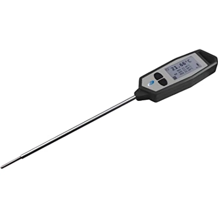 TFA V315 Präzisionsthermometer, Grillthermometer mit extralangem Fühler, -50 bis +250 °C, E-Paper Display, ISO-zertifiziert