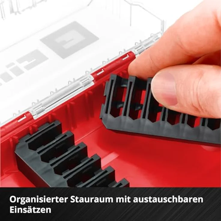 Einhell S-Case Bit-Set 28-tlg., mit 15 Bits 25 mm und 9 Bits 50 mm aus Chrom Vanadium Stahl, inklusive 3 Hexagonal-Stecknüssen und Schnellwechselbithalter – Bild 9