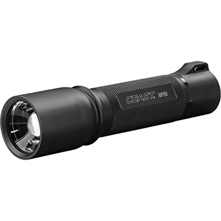 Coast HP7R 300 Lumen Fokussierbar Wiederaufladbar LED Taschenlampe, Schwarz