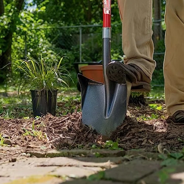 Root Slayer® Root Assassin Gartenschaufel, 110 cm, innovative Flügeltechnologie, extrem robust & belastbar – Bild 3