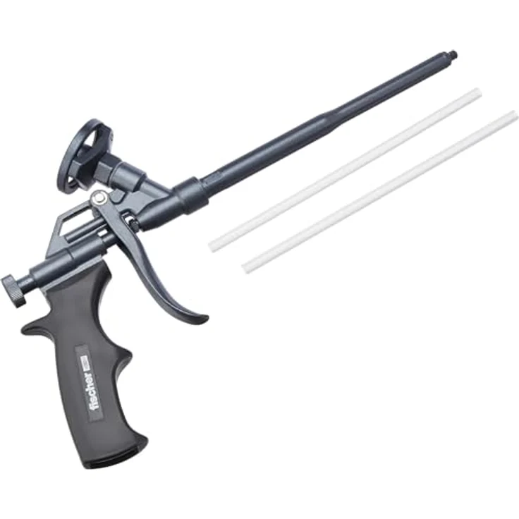 Fischer Kartuschenpistole Metall-Schaumpistole PUPM 4 BLACK, ideal für Pistolenschaum, PTFE-Beschichtung für einfache Reinigung, individuelle Verlängerungsmöglichkeiten – Bild 2