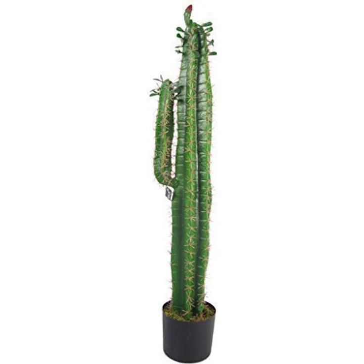Leaf Künstlicher Kaktus, 100 cm, mit Topf, 110 cm
