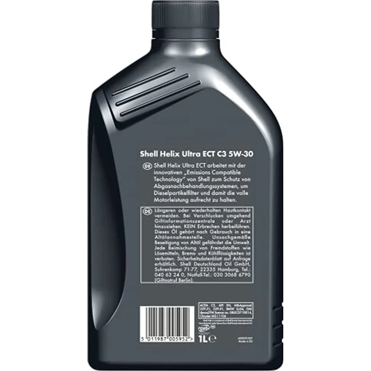 SHELL HELIX ULTRA ECT C3 5W-30, 1L – Bild 2