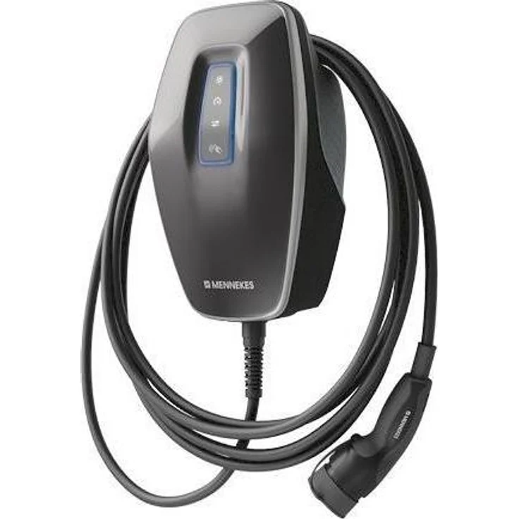Mennekes AMTRON 4Business 760 C2 Wallbox, Elektroauto Ladestation, 22 kW, eichrechtskonform, fest verdrahtet, schwarz