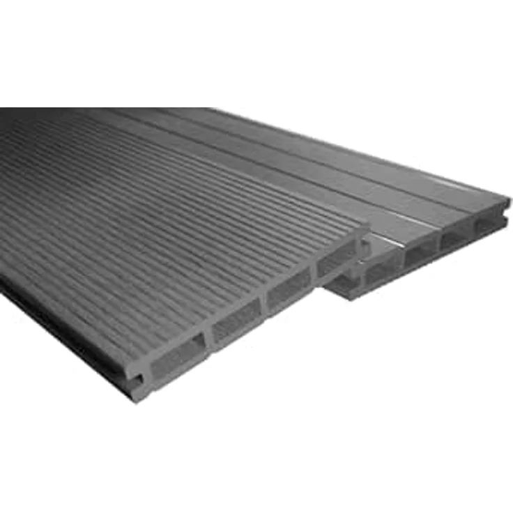 Endorphin Terrassendielen ® WPC Komplettset 20m², hellgrau, witterungsbeständig, rutschfest, pflegeleicht – Bild 1