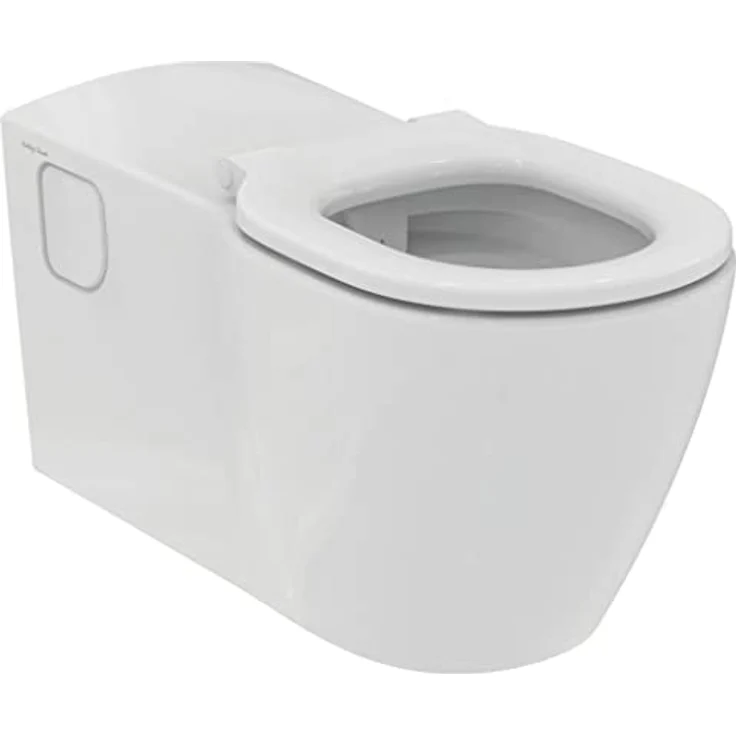 Ideal Standard WC-Sitzring Connect Freedom, weiß, Duroplast mit Edelstahlscharniere und stabilen Winkelpuffern, barrierefrei – Bild 4