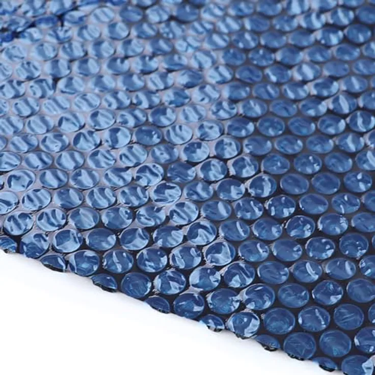 400µm Pool Solarplane Poolheizung Solarfolie Rechteckig Blau Schwarz 550x275cm
