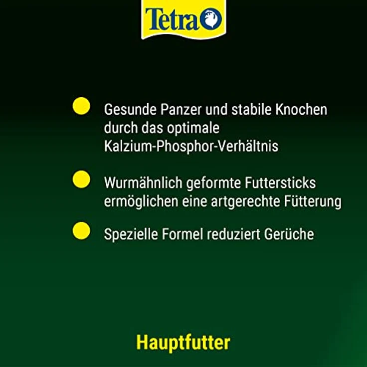Tetra ReptoMin Sticks Schildkröten-Futter - ausgewogenes Hauptfutter für ausgewachsene Wasserschildkröten, 1 L Dose – Bild 5
