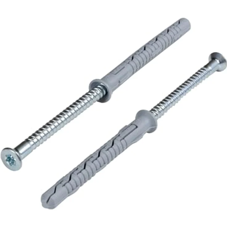 PARCO Rahmendübel mit Senkkopfschrauben TX40, 8x80 mm, 50 Stück - Fassaden- und Fensterdübel mit ETA-12/0272 Zulassung, hohe Haltekraft und einfache Montage – Bild 2
