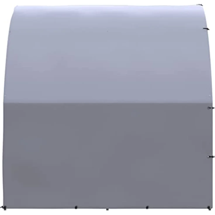 vidaXL Hühnerstall, Outdoor-Hühnerstall aus verzinktem Stahl, 3x4x2 m mit wasserfestem Dach, silber/silbergrau – Bild 4