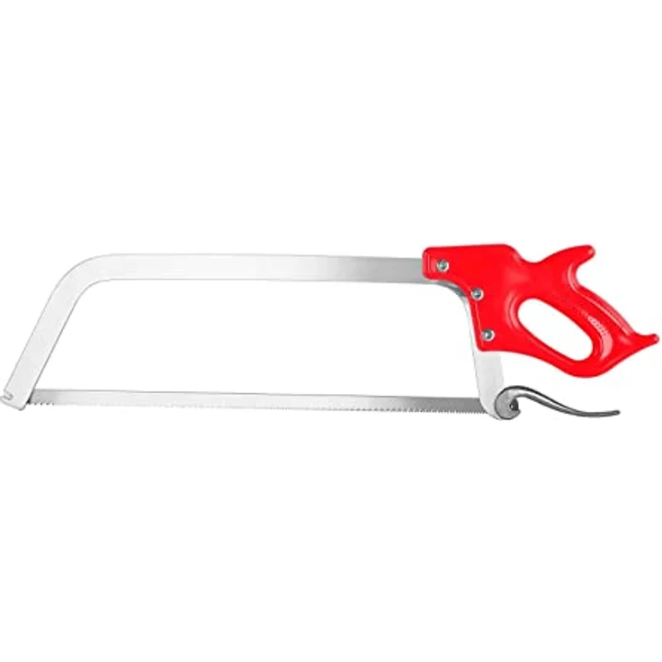 Knochensäge Bogensäge Säge 450mm Blatt Fleischsäge Knochen Fisch Royal Catering – Bild 2
