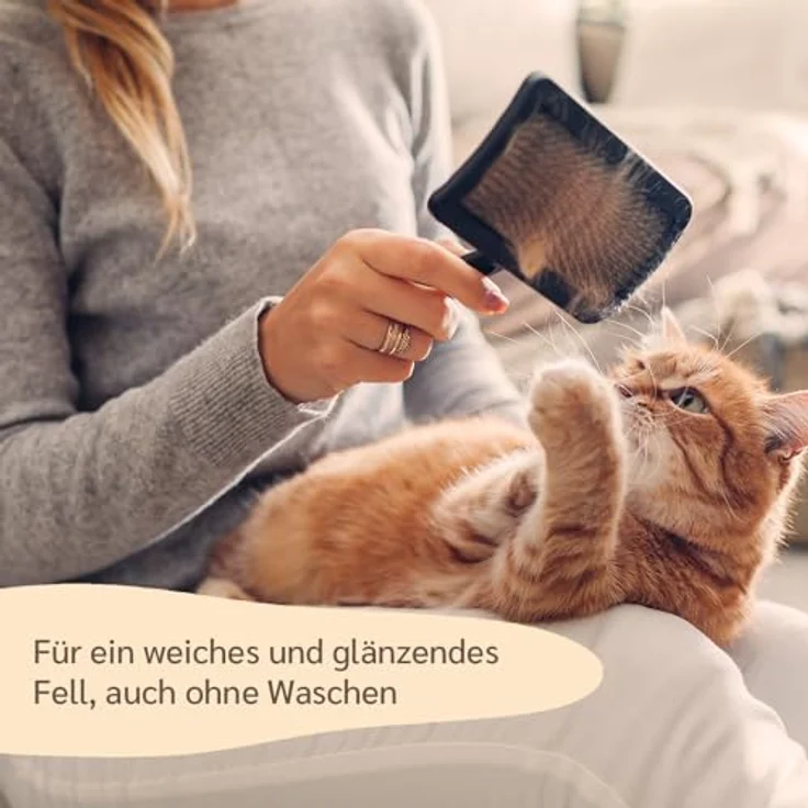 Amusi Fellpflege Katzen Haar Entwirrungsspray, 100% Natürlich und Vegan, 250 ml, für alle Fellarten, löst Knoten und macht das Fell weich und glänzend, ohne Ausspülen, mit floralen Noten – Bild 5