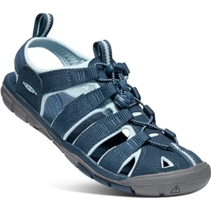 Keen Clearwater, Damen Sicherheitssandalen mit Zehenschutz und Schnellzugschnürsystem, blau, (39.5)